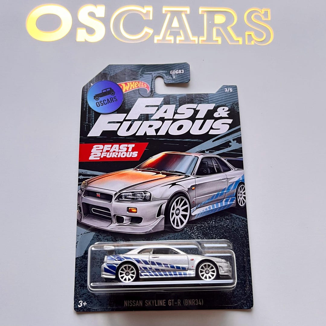 HotWheels 日産スカイライン GT-R (R34) ワイルド・スピード ダイ