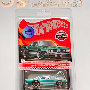 カスタム仕様のプリマス・バラクーダ 1968、RLC中古特別限定版、希少な