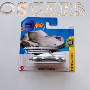 Chaveiro de metal fundido HotWheels Porsche 911 Carrera Experimotors! Duas opções para escolher! Cartão não é perfeito! Um ótimo presente para quem você ama!