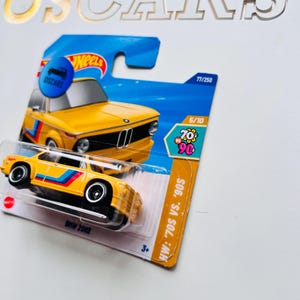 BMW 2002, Hot Wheels rare diecast collectible toy car, model replica! Great gift for men and boy or a  girl! Ships in protector case!