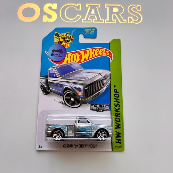 Custom 69 Chevy Pickup, Hot Wheels Zamac Edition, Rare Diecast