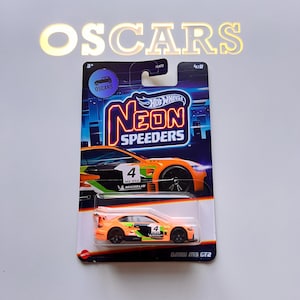 BMW M3 GT2, Hot Wheels edición especial Neon Speeders, un coche de juguete coleccionable de fundición a presión excepcional, ¡réplica! ¡Un regalo ideal para hombres, niños y niñas!