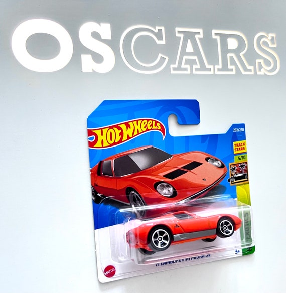 Hotwheels '71 Lamborghini Miura SV Die Cast Car. Short Card. - Etsy