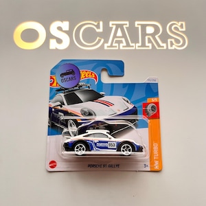 Porsche 911 Rallye, Hot Wheels special edition, rare diecast collectible toy car, model replica!