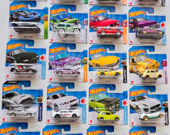 HotWheels 20 Miniaturautos SET. Aston Martin, Bentley, TH, Japan Autos. Lose oder in Blisterkarte!