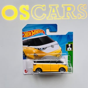 Voiture moulée sous pression HotWheels Volkswagen ID.BUZZ. Carte courte.