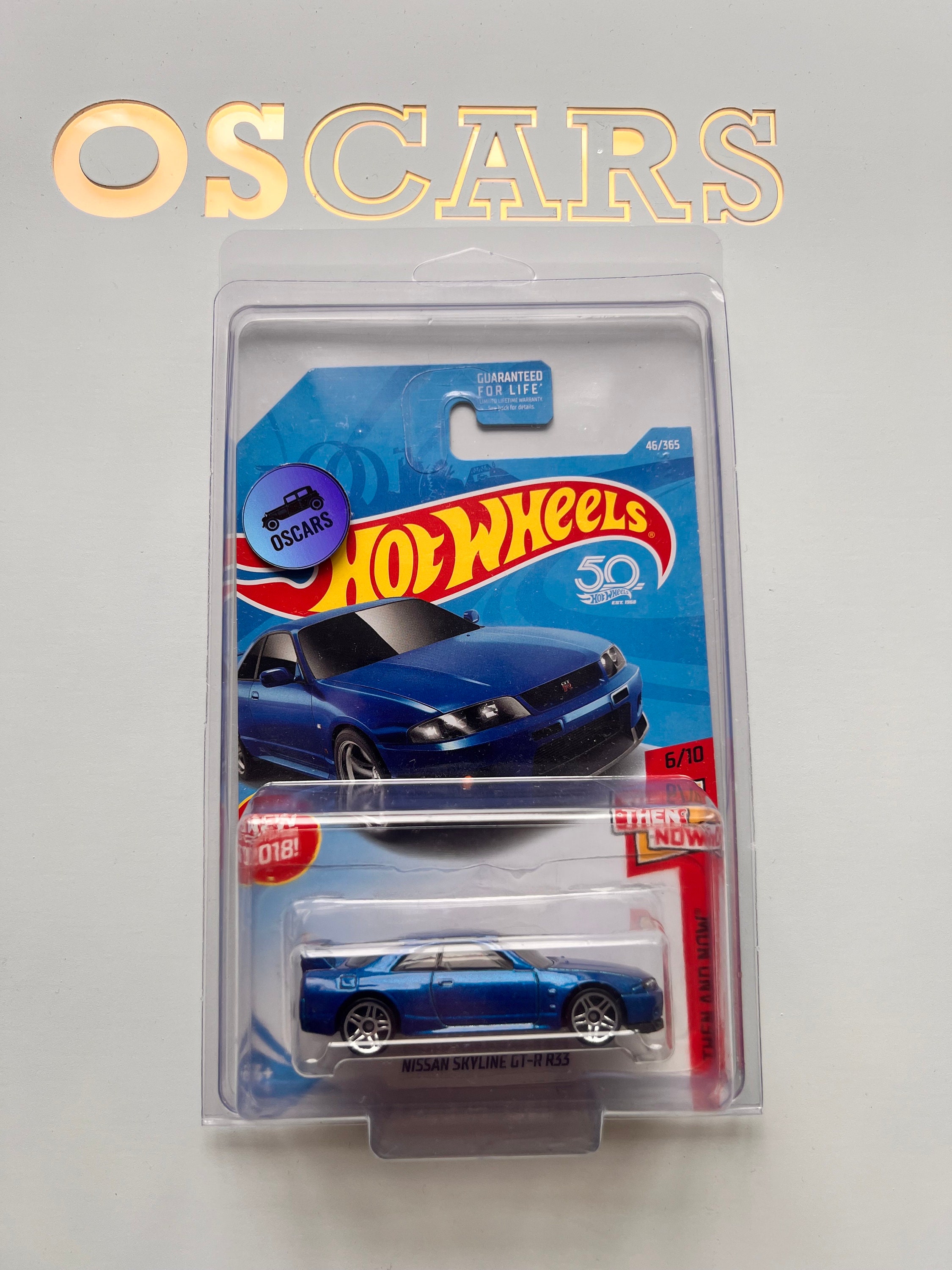 Nissan Skyline GT-R 1/43 ROSSO - Blanc - Avec Boîte Vitrine (vitrine Rayée)