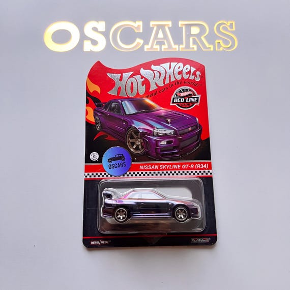 ミニカー Hot Wheels RLC NISSAN SKYLINE GT-R (R34) Hot Wheels RLC Nissan Skyline GT-R (R34) Midnight Purple HTF