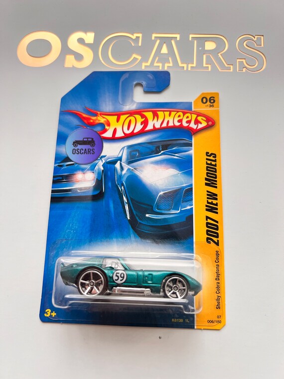 Shelby Cobra Daytona Coupe Hot Wheels Special Edition Rare Diecast Collectible Toy Car Model Replica Great Gift for Men and Boy or Girl Etsy