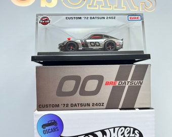 Custom 72 Datsun 240Z, RLC Hot Wheels special edition, rare diecast collectible toy car, model replica!BRE livery!Ships in box with tracking