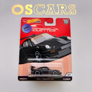 Porsche 930 RWB, edición Premium de Hot Wheels Silhouettes, ¡un coche coleccionable de fundición a presión excepcional! Se envía con protector y cinta adhesiva. ¡En perfecto estado!