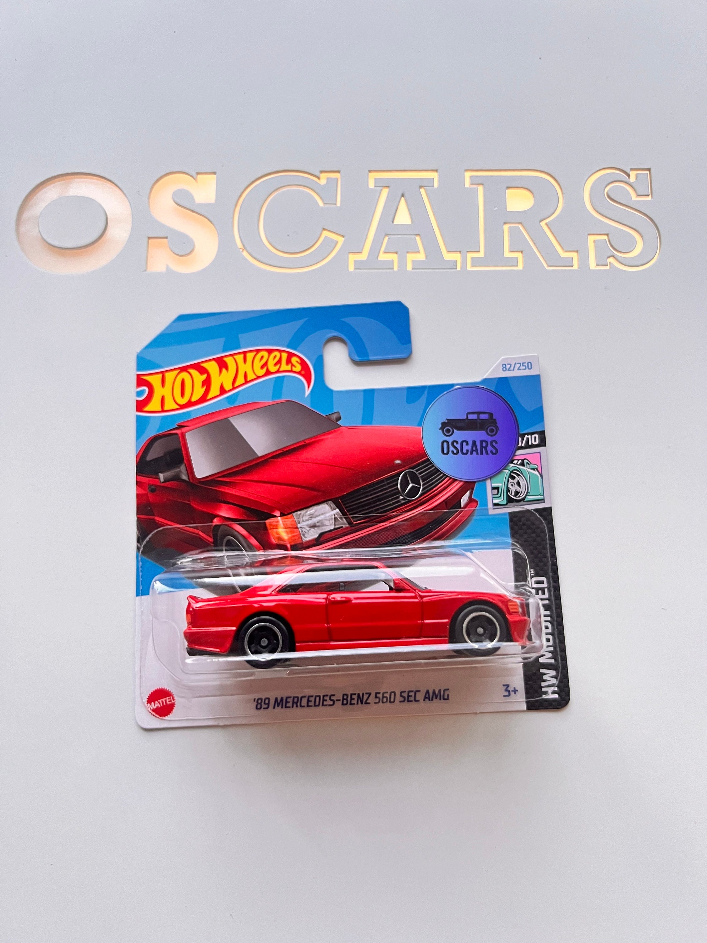 ホットウィール メルセデス・ベンツ 560 SEC AMG！ショートカード付き