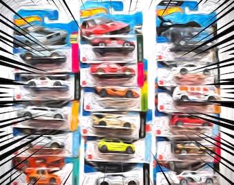 HotWheels Mystery-Bundle! 100 zufällige NEUE unbenutzte reale Autos, keine Fantasien! Wählen Sie wie viele Sets Sie wünschen !!