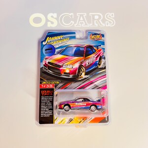 Johnny Lightning Skyline GT-R, edición limitada, raro coche de juguete coleccionable en fundición a presión, ¡réplica! ¡Un regalo ideal para cualquier coleccionista!