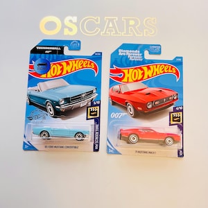 Ford Mustang, elige entre Hot Wheels edición James Bond, un raro coche de juguete coleccionable en fundición a presión, ¡réplica! ¡Envío en Protector!