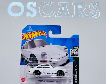 Pre-Owned Porsche 911 Carerra RS 2.7 die cast car. Short Card.