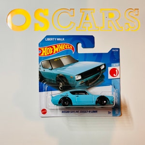 Auto pressofusa HotWheels Nissan Skyline 2000GT-R LBWK. Scheda breve.