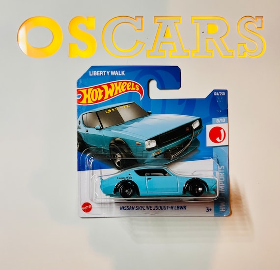Hotwheels Nissan Skyline 2000GT-R LBWK Die Cast Car. Short Card