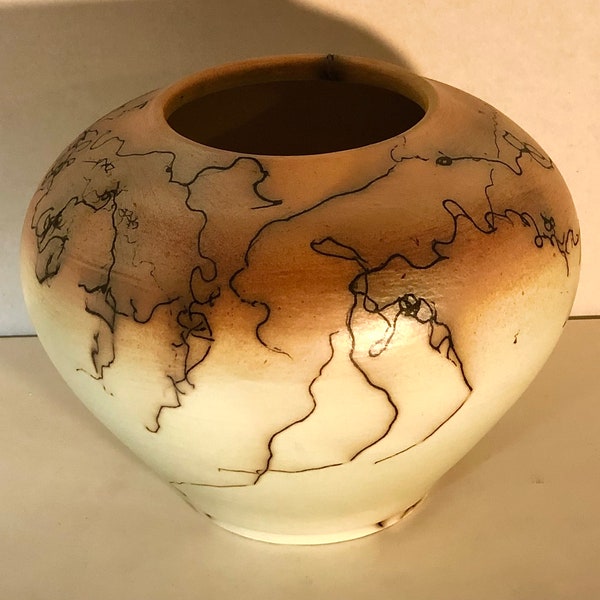 Lance Timco Raku Horsehair Pottery