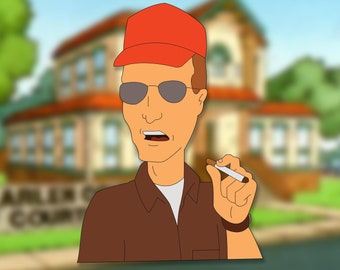 Dale Gribble-vinylsticker