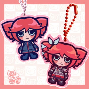 Kasane Teto | Roze acrylsleutelhanger | 2,5 inch | Vocaloid