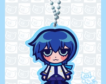 Kaito | Blue Acrylic Keychain | 2.5 Inches | Vocaloid