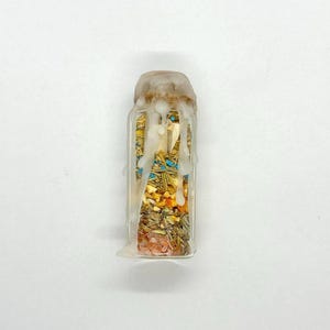 Intention Bottle Spell Jar Glitter Wax-Sealed Add-On Spell Scroll Inside 20ml Ritual Tool Altar Magic Decor Witchcraft Supplies Dried Herbs