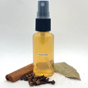Florida Water Protection and Energy Cleansing 1oz Spray Bottle Prayer Ritual Offering Spiritual Reset Daily Energy Tune-Up Ancestral Work