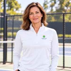 Personalized Tennis Quarter-Zip Pullover, Custom Club Name, Tennis Team Gift afbeelding 4