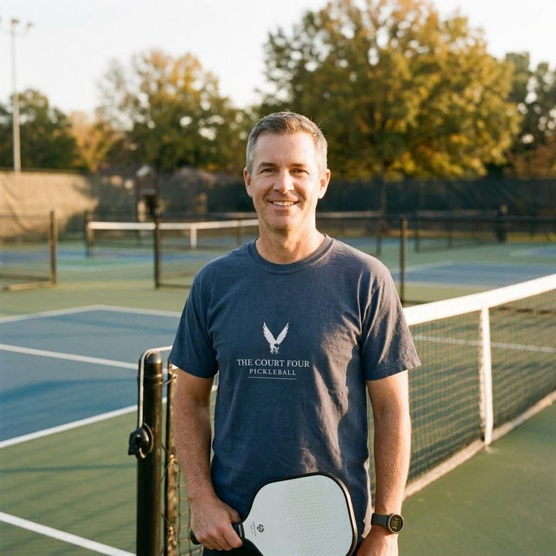 Camiseta de pickleball personalizada, camiseta con el nombre del club personalizado, escudo del club Erne, regalo de pickleball Comfort Colors para jugadores. imagen 4