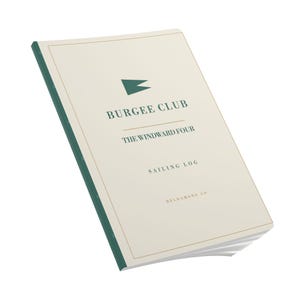 Personalized Sailing Log Book, Custom Club Name Christmas Gift, Yacht Journal image 9