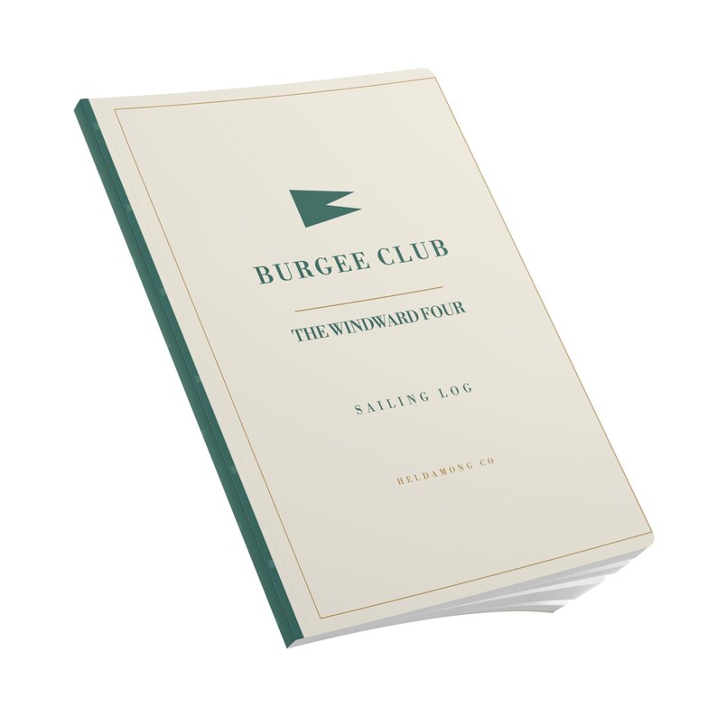 Personalized Sailing Log Book, Custom Club Name Christmas Gift, Yacht Journal image 9