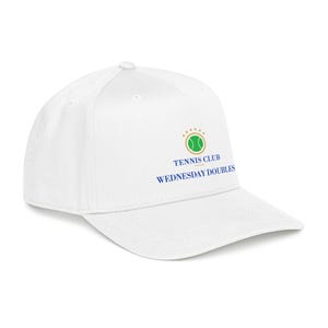 Personalized Tennis Cap, Custom Club Name Hat, Tennis Team Gift, Gift for Tennis Players afbeelding 12