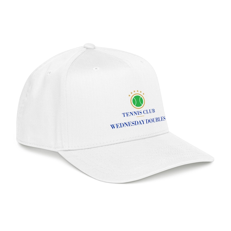 Personalized Tennis Cap, Custom Club Name Hat, Tennis Team Gift, Gift for Tennis Players afbeelding 12