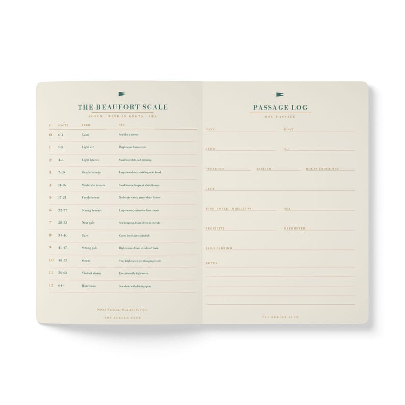 Personalized Sailing Log Book, Custom Club Name Christmas Gift, Yacht Journal image 5