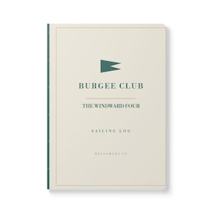 Personalized Sailing Log Book, Custom Club Name Christmas Gift, Yacht Journal image 2