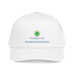 Personalized Tennis Cap, Custom Club Name Hat, Tennis Team Gift, Gift for Tennis Players afbeelding 11