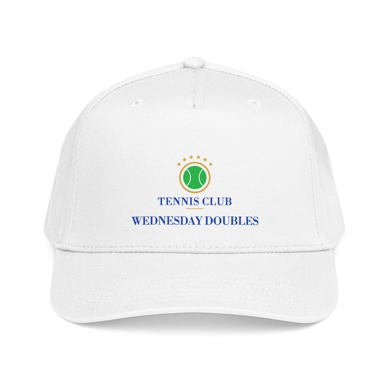 Personalized Tennis Cap, Custom Club Name Hat, Tennis Team Gift, Gift for Tennis Players afbeelding 11