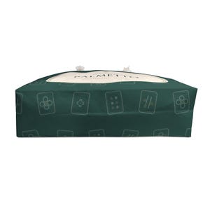 Mahjong Weekender Bag, Palmetto Club Travel Tote, Hilton Head Island Gift image 10