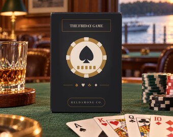 Personalized Poker Playing Cards, Custom Club Name Deck, Game Night Christmas Gift