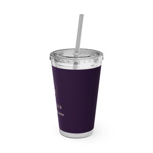Personalized Book Club Tumbler with Straw, Custom Club Name 16 oz Acrylic Cup, Book Lover Gift image 9