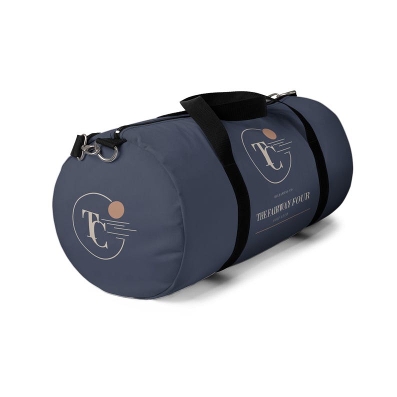 Personalisierte Golftasche, Wochenendtasche mit individuellem Clubnamen, Wappen des Twilight Clubs, große 23-Zoll-Reise-Sporttasche, Geschenk für Golfer Bild 3