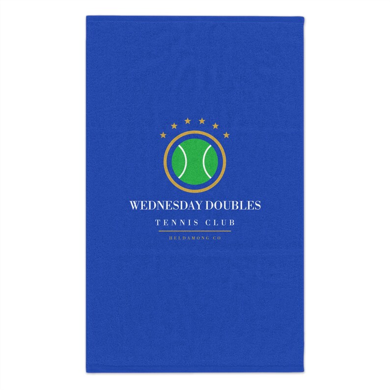 Personalisiertes Tennishandtuch, Rallye-Handtuch mit individuellem Vereinsnamen, Geschenk für Tennisteams, Vollfarbdruck 11x18 Bild 8
