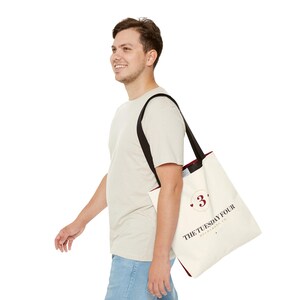 Bolsa de tela personalizada para canasta, nombre del club personalizado, juego de cartas de 16x16 cm, regalo de Navidad imagen 5