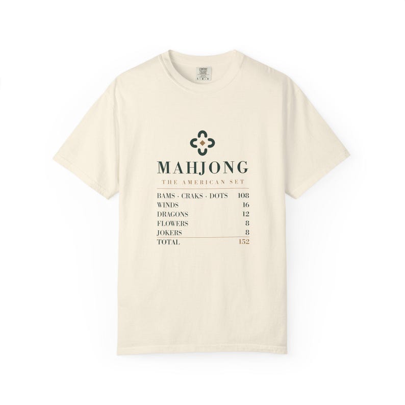 American Mahjong Set Tee, Tile Game Reference Shirt, Comfort Colors Christmas Gift image 2