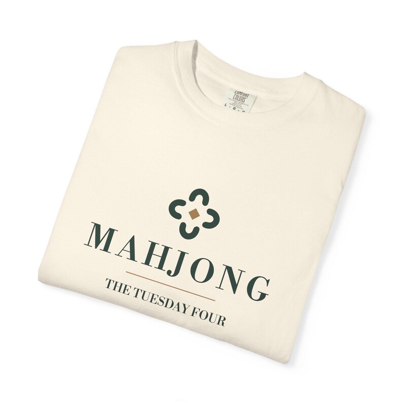 Personalized Mahjong Club T-Shirt, Custom Name Mah Jongg Gift, Comfort Colors Cotton image 4