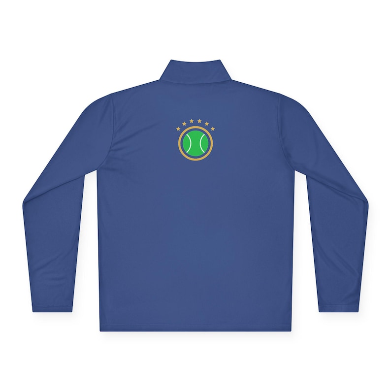 Personalized Tennis Quarter-Zip Pullover, Custom Club Name, Tennis Team Gift afbeelding 11