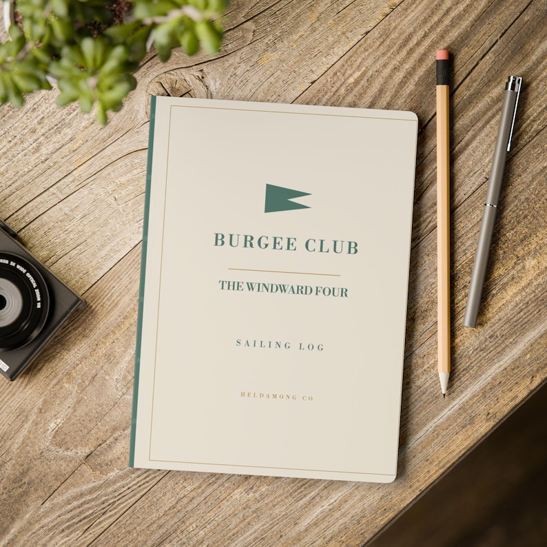 Personalized Sailing Log Book, Custom Club Name Christmas Gift, Yacht Journal image 10