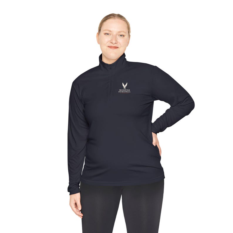 Pull-over à col zippé personnalisé pour pickleball, nom du club personnalisé, The Erne Club, cadeau pour les équipes de pickleball image 8
