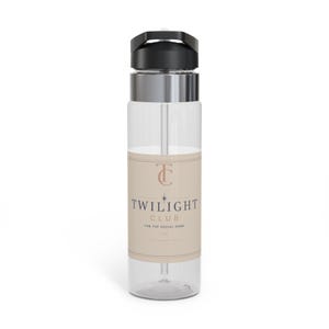Personalized Golf League Water Bottle, Custom Group Name, 20 oz Tritan with Straw image 2